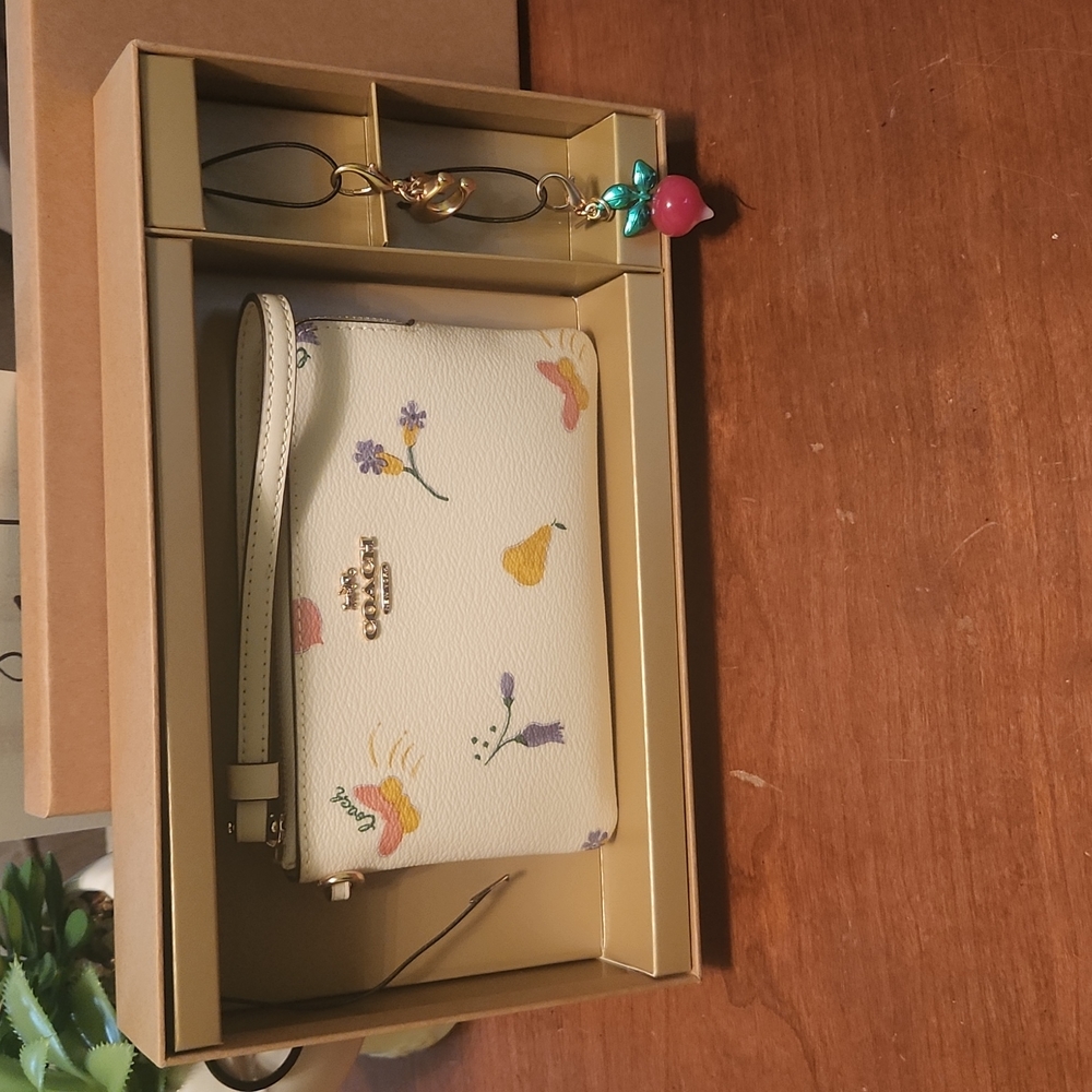 Coach Dreamy Veggie Wristlet Boxed Set